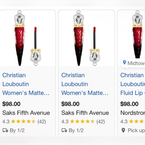 Christian Louboutin Rouge Louboutin Matte Fluid Lip Color: Aimanta 002F - Picture 3 of 14